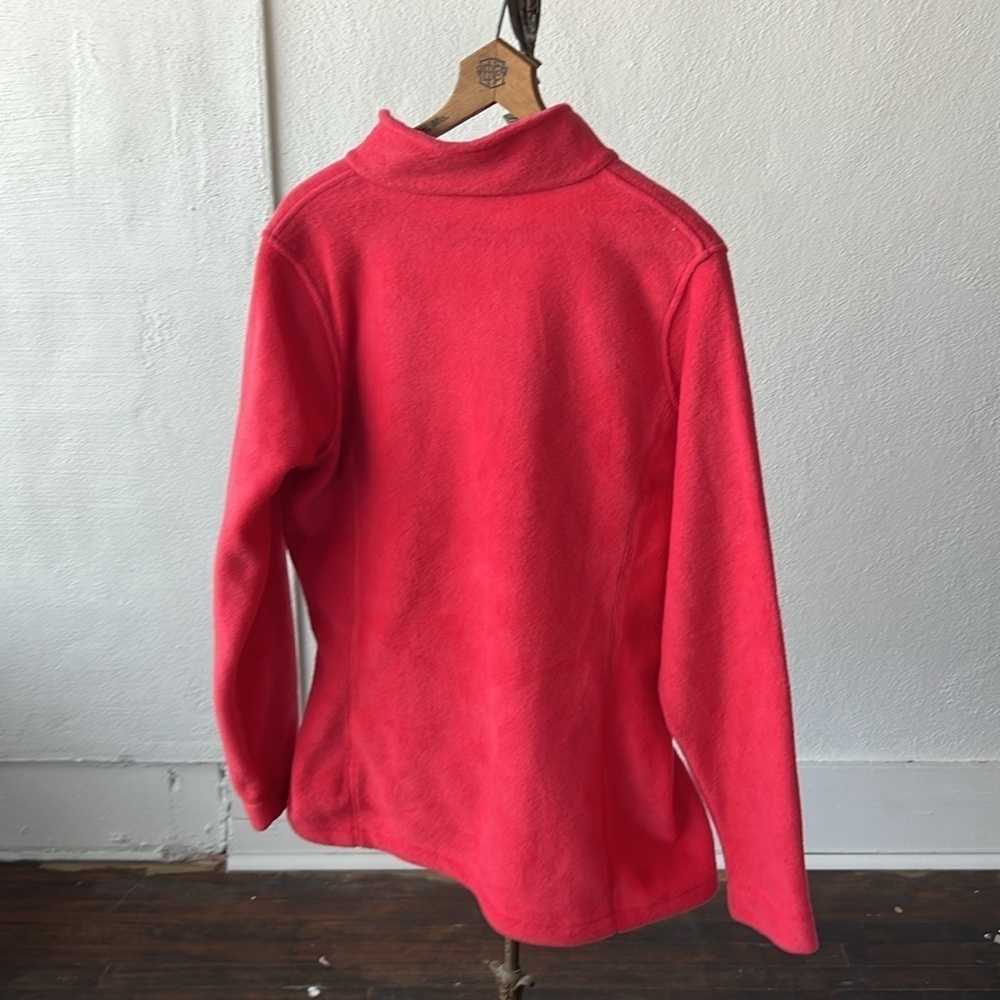 NWT Woolrich Women's Andes Fleece Long Jacket Pink Large - Picture 5 of 5